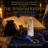 Spirit of The Wisdom Keeper – Quartz Crystal Totem Set