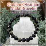 Mala Golden Obsidian armbånd med veske