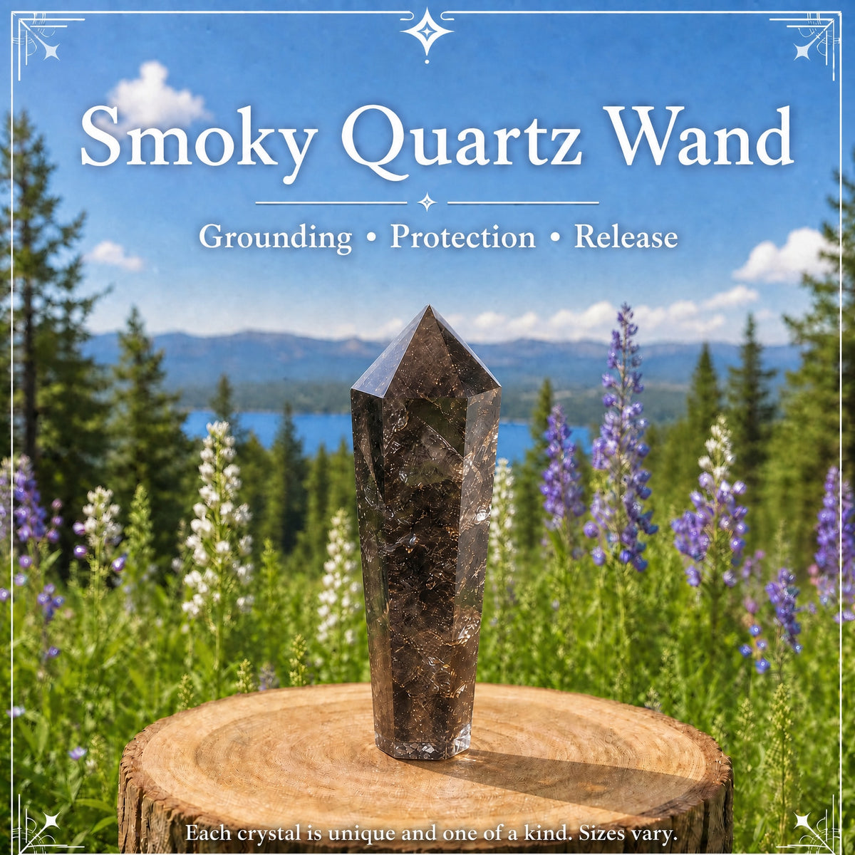 Smoky Quartz Wand
