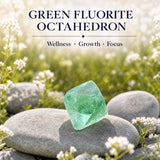 Green Fluorite Octahedron