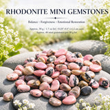 Rhodonite lítill gimsteinar (50 grömm / 1,7 oz. lota)