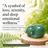 Crystal Animal Spirit Totems: Green Quartz Sleeping