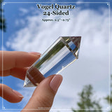 Vogel Cut Quartz Crystal (Energy Healing Wand)