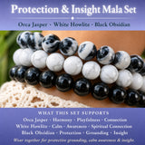 Σετ βραχιολιών Protection & Insight 3-PC Crystal Mala