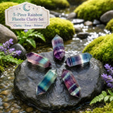 5-Piece Rainbow Fluorite Clarity Set