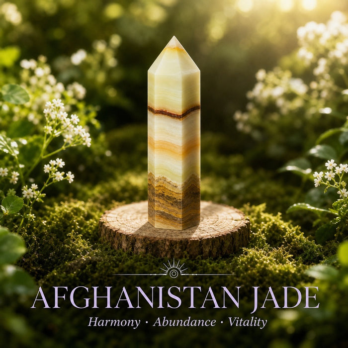Afghanistan Jade crystal point