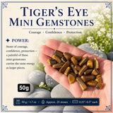 Tiger's Eye mini ädelstenar (50 gram / 1,7 oz. lot)