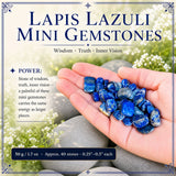 Lapis Lazuli Mini gimsteinar (50 grömm / 1,7 oz. Lot)