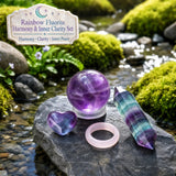60% OFF SALE TODAY Rainbow Fluorite Harmony & Inner Clarity Set