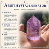 Amethyst rafall (stutt og þykkt)