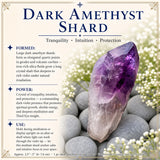 Dark Amethyst Crystal Shard (Medium)
