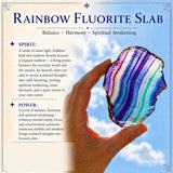 Rainbow Fluorite Gemstone Slab