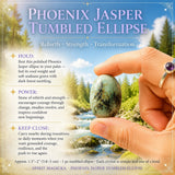 Phoenix Jasper Tumbled Ellipse