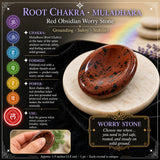 Oroa dig inte Stones Chakra Set Pouch Set