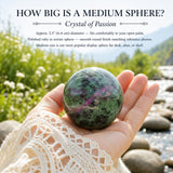 Ruby v Zoisite Sphere