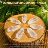 8-Piece Green Fluorite + Quartz Set