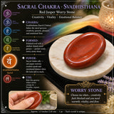 Oroa dig inte Stones Chakra Set Pouch Set