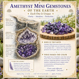 Amethyst lítill gimsteinar (50 grömm / 1,7 oz. lota)