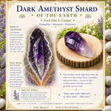 Dark Amethyst Crystal Shard (Medium)