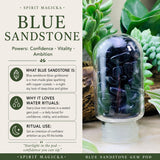 Blue Sandstone Gem Pod Vattenflaska 💧