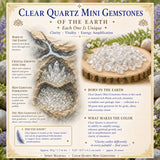 Tærir Quartz Mini gimsteinar (50 grömm / 1,7 oz. Lot)