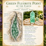 8-Piece Green Fluorite + Quartz Set