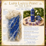 8-delt Lapis Lazuli + Ametyst sett