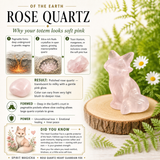 Crystal Animal Spirit Totems: Rose Quartz Heart Guardian Fox
