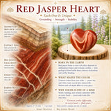 Red Jaspis Crescent Moonstones