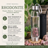 Rhodonite Gem Pod vatnsflaska 💧
