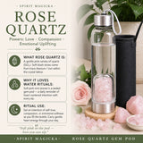 Rose Quartz Gem Pod Vatnsflaska 💧