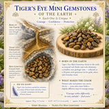 Tiger's Eye mini ädelstenar (50 gram / 1,7 oz. lot)