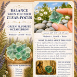 Green Fluorite Octahedron