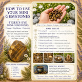 Tiger's Eye mini ädelstenar (50 gram / 1,7 oz. lot)