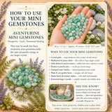 Aventurine Mini gimsteinar (50 grömm / 1,7 oz. lot)