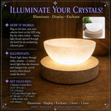 SAVE 60% TODAY Selenite Crystal Bowl Mood Light