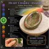 Oroa dig inte Stones Chakra Set Pouch Set