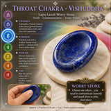 Oroa dig inte Stones Chakra Set Pouch Set
