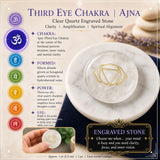 7-Chakra Engraved Crystal Stone Set