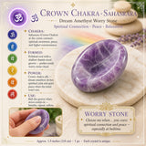 Oroa dig inte Stones Chakra Set Pouch Set