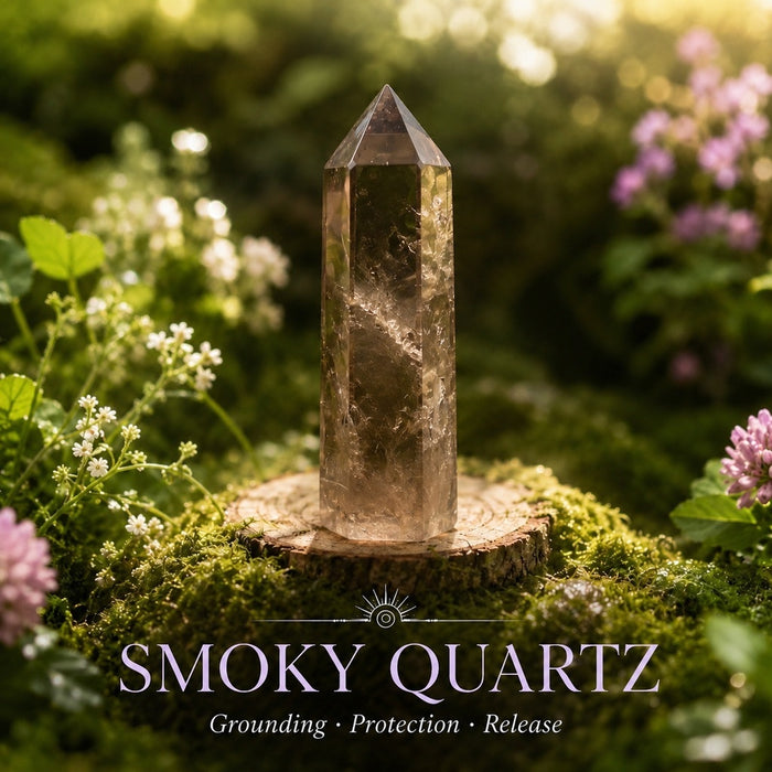 Smoky Quartz crystal point