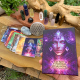 Arron WAIIIIT FOR NEW IMAGES - Sacred Feminine Awakening Oracle Cards & 13 Crystal Altar Set