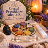 Crystal Practitioner Adept’s Kit - Vogel Quartz + Chakra Stones | Spirit Magicka