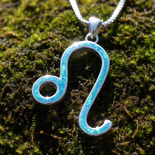 Κολιέ μενταγιόν Z ARRON DESIGN Serenity Moonstone από χάλκινο σύρμα