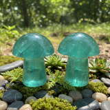Green Fluorite Mushroom