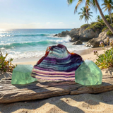 Z ARRON DESIGN Serenity Moonstone koppartråd hängande halsband