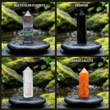 Z ARRON DESIGN Serenity Moonstone koppartråd hängande halsband