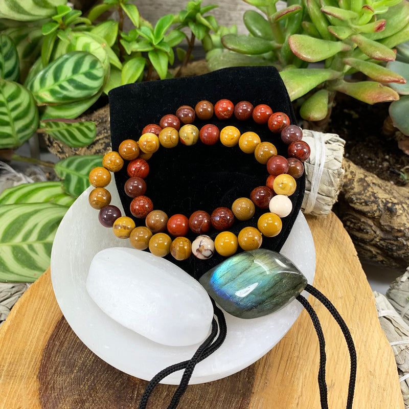 Solar Plexus Chakra Mala Armband Set🌈