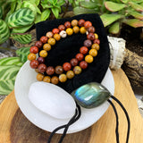 Solar Plexus Chakra Mala Armband Set🌈