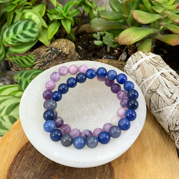 Third Eye Chakra Mala Armband Set🌈